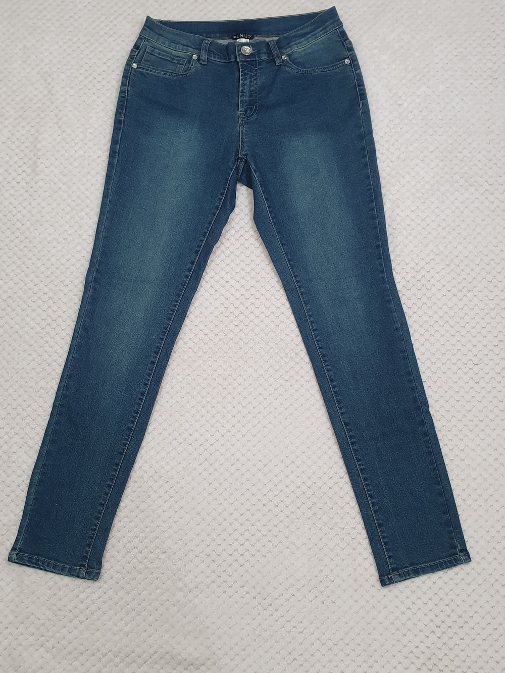 VENUS Women's Mid-Rise Skinny Jeans - Medium Wash - Size 6R